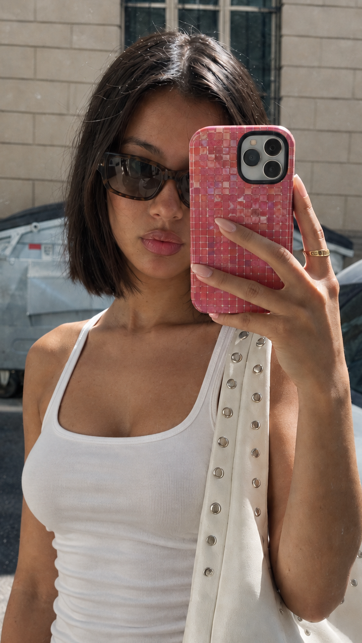 Pink Pixel Case